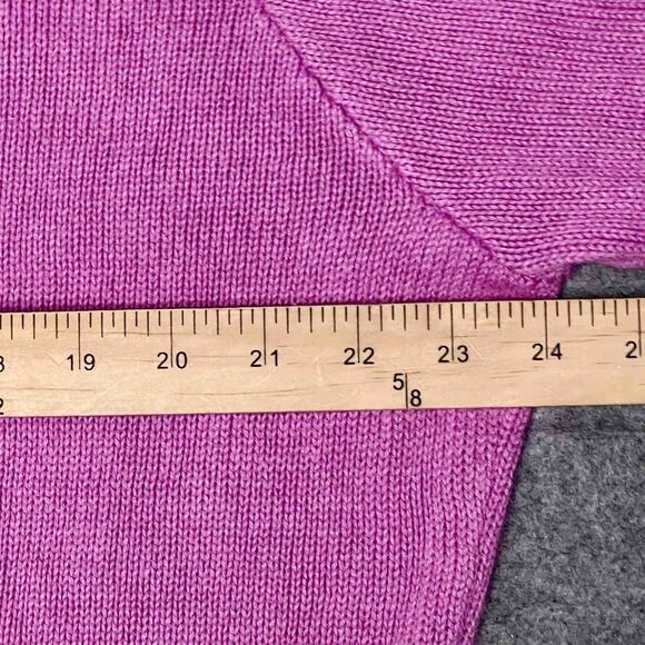 Storybook Knits Paris Theme Cardigan Sweater 1X Pink Embroidered Ramie Cotton - Picture 8 of 9